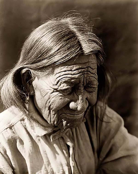 Old Arapaho Indian; year 1910-
