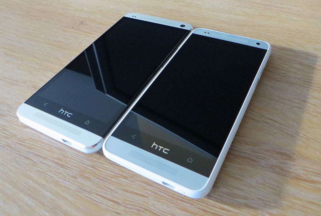 HTC One un HTC One Mini. Mini nemaz tāds mini nav.