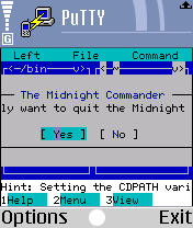 Midnight Commander via Putty on Nokia 6600](https://laacz.lv/f/img/mc_01.png) ![Midnight Commander via Putty on Nokia 6600