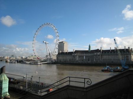 Skats uz London Eye (pa dienu)