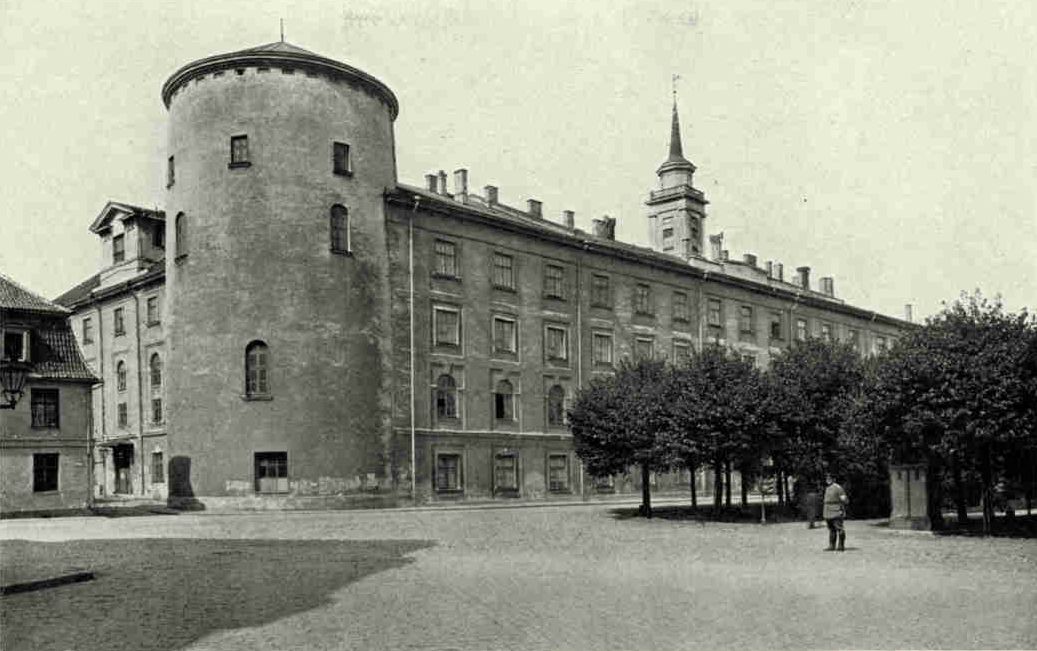 The "White House" of LatviaThe old Schloss of Riga, now the home of the President of Latvia, was erected in 1330 by the Teutonic Order, rebuilt between 1491 and 1515, and altered in 1682 and 1783.Photograph by Carl Schneider