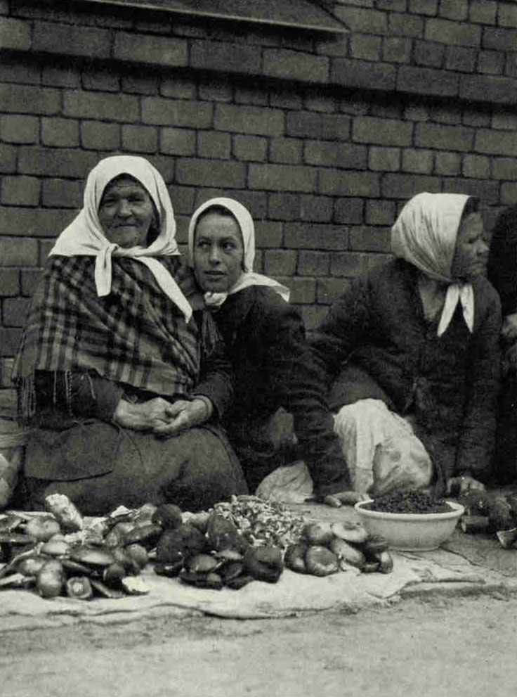 Mushroom Seekers in The Alexander Market of RigaPhotograph by Maynard Owen Williams