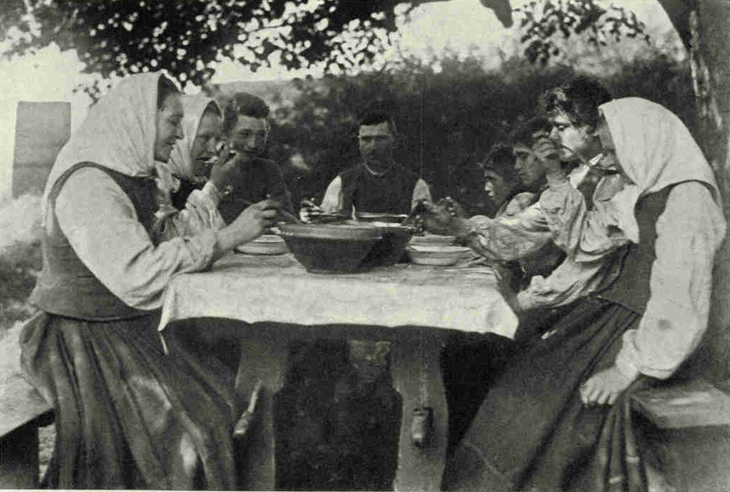An Outdoor Meal at Nica, Formerly Niederbartau, South of Liepaja, on The River BartaPhotograph by J. Reeksta